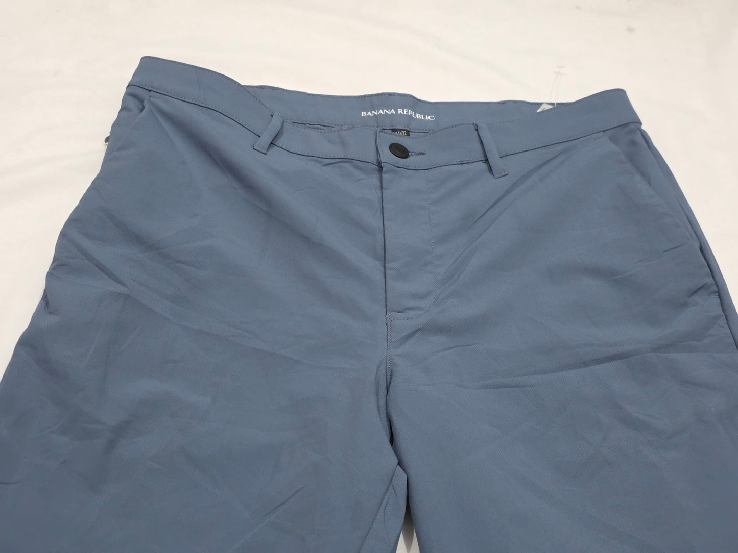 Pantalon Slim Fit Banana Republic 34x32 Azul Metalico (Usado)