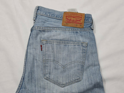 Pantalon Slimfit Levis 511 34x30 Azul Claro (Usado)