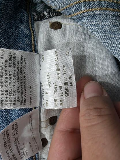 Pantalon Slimfit Levis 511 34x30 Azul Claro (Usado)