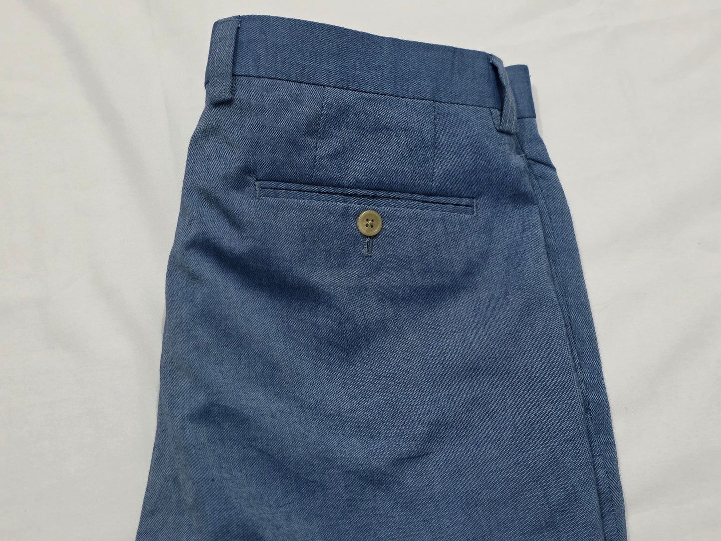 Pantalon De Vestir Ralph Lauren 34x32 Azul (Usado)