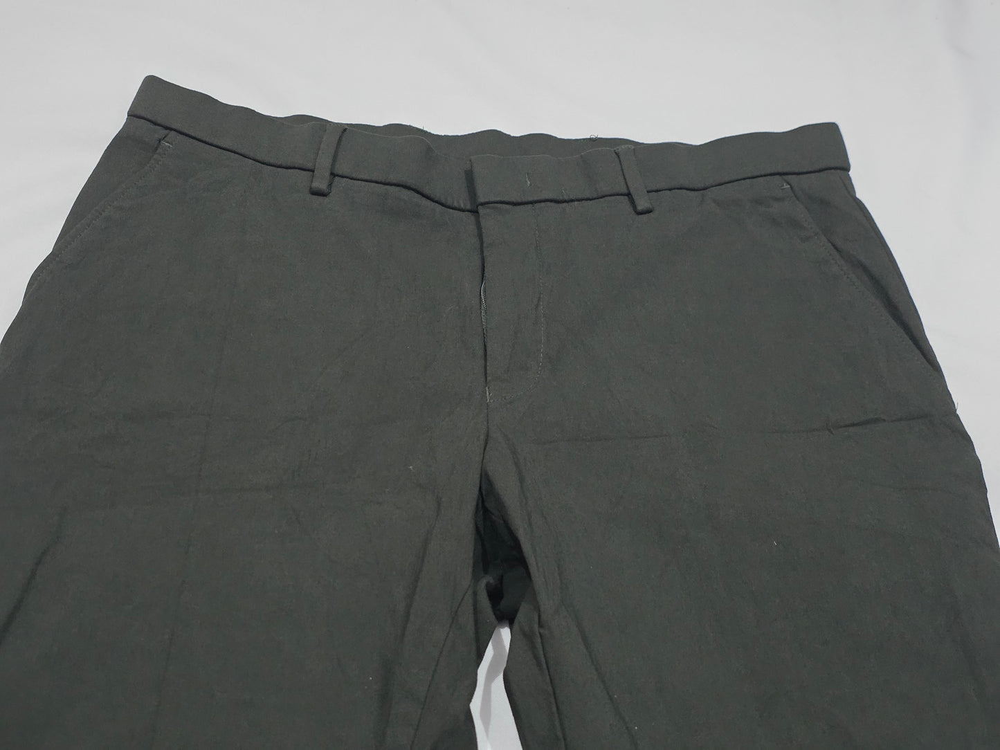 Pantalon Slimfit Strech Tommy Hilfiger 34x30 Verde (Usado)