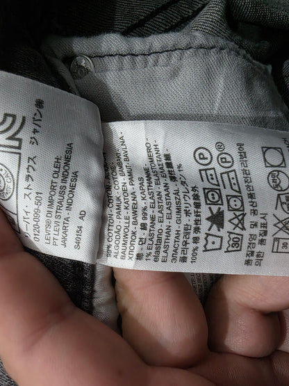 Pantalon Slimfit Levis 511 36x30 Gris (Usado)