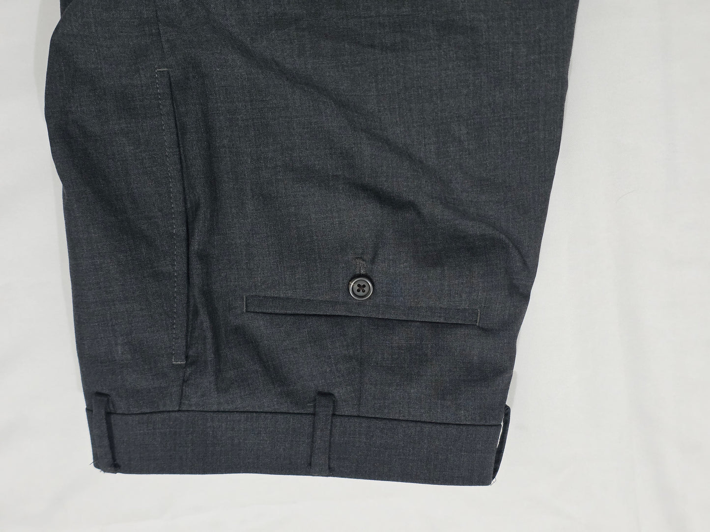 Pantalon Total Confort Recto Ralph Lauren 38x30 Gris (Usado)