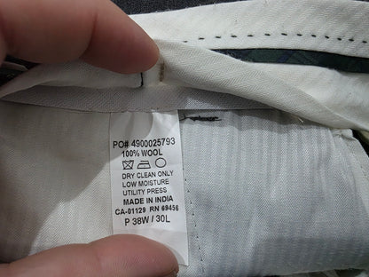Pantalon Total Confort Recto Ralph Lauren 38x30 Gris (Usado)
