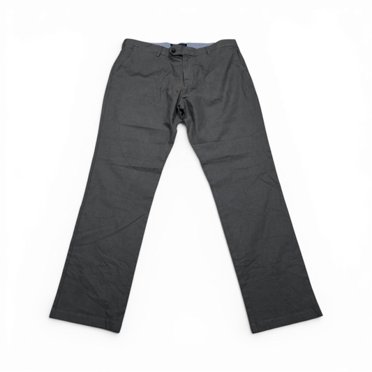Pantalon Custom Tailoted Tommy Hilfiger 38x34 Gris (Usado)