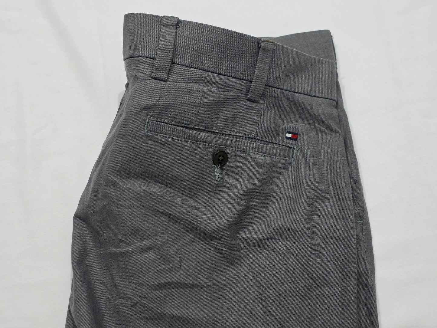 Pantalon Custom Tailoted Tommy Hilfiger 38x34 Gris (Usado)