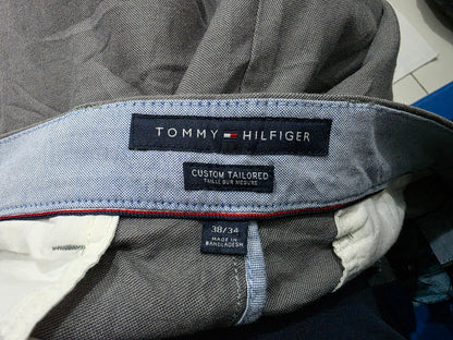 Pantalon Custom Tailoted Tommy Hilfiger 38x34 Gris (Usado)