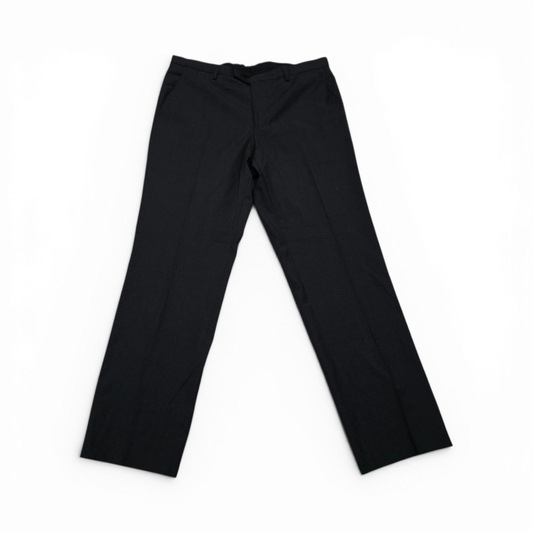 Pantalon Hugo Boss 40r Gris Cuadros (Usado)