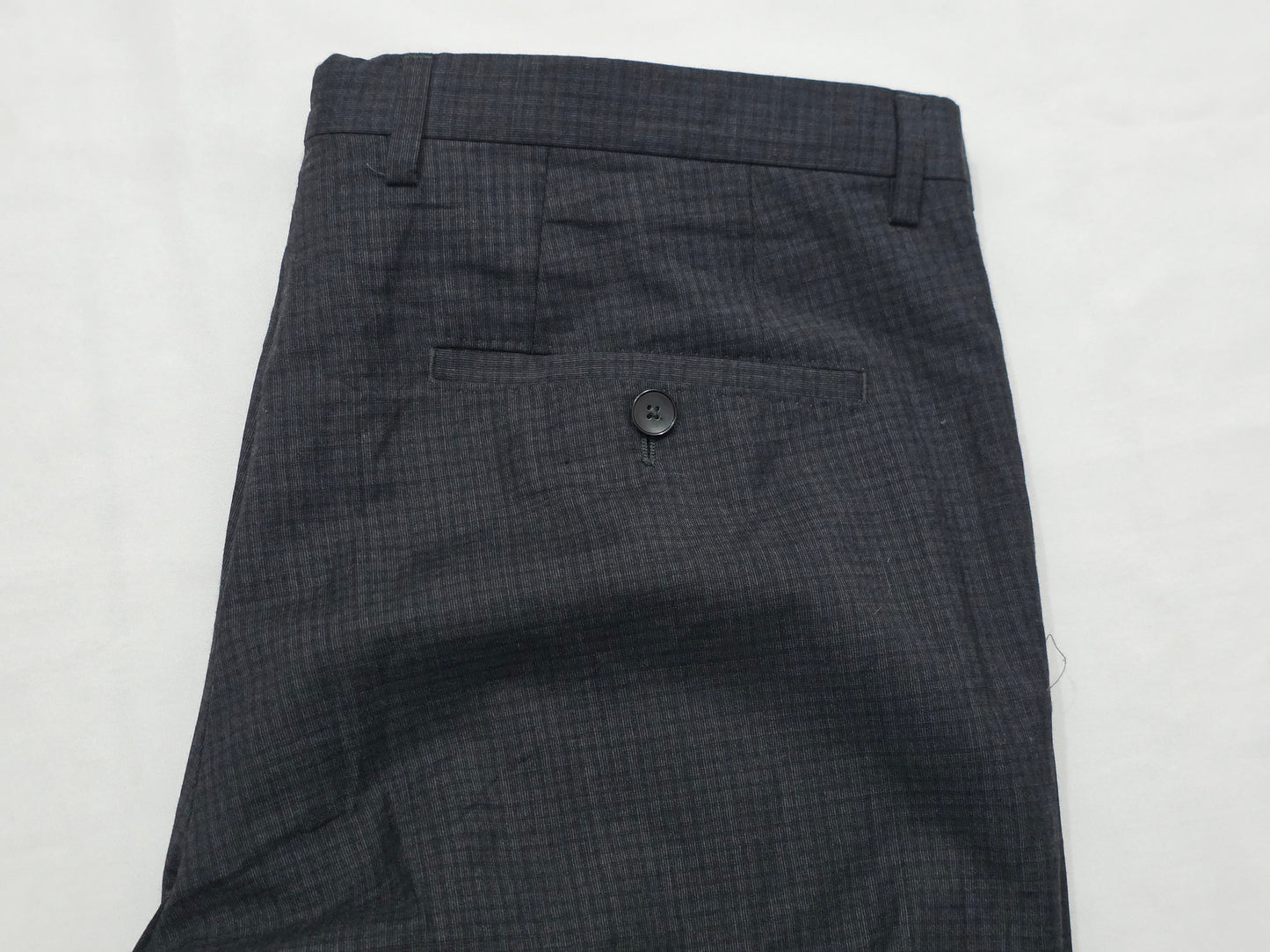Pantalon Hugo Boss 40r Gris Cuadros (Usado)
