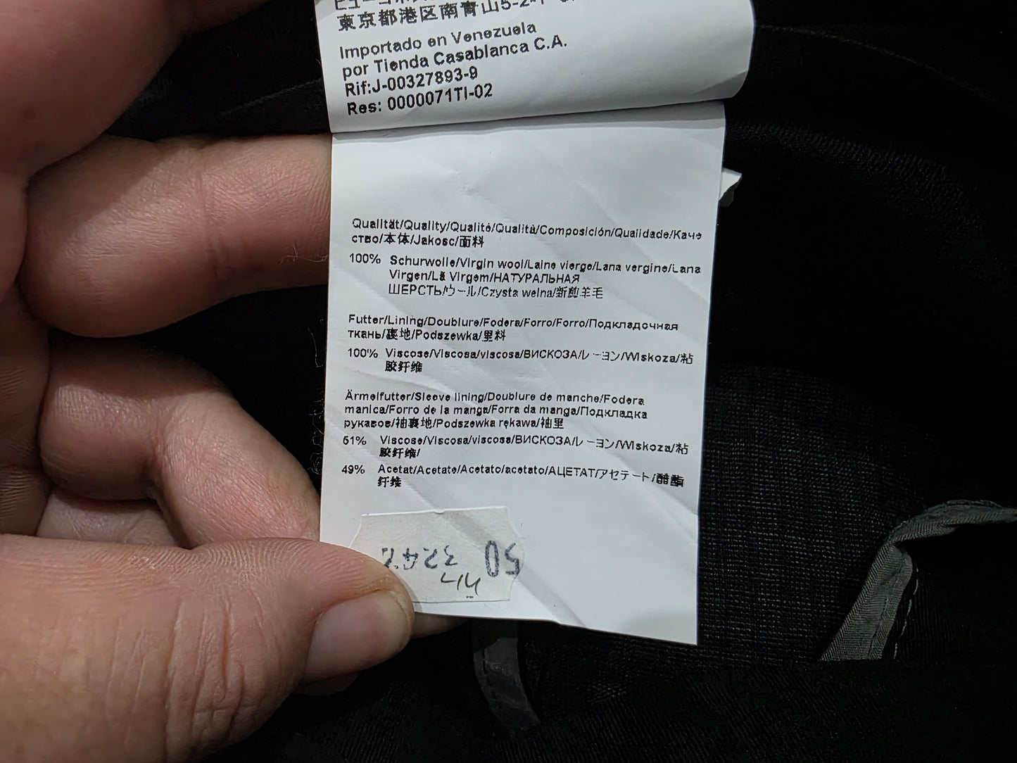 Pantalon Hugo Boss 40r Gris Cuadros (Usado)