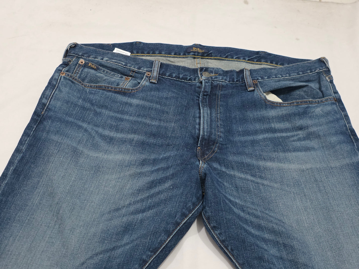 Pantalon Slimfit Ralph Lauren 40x32 Azul (Usado)