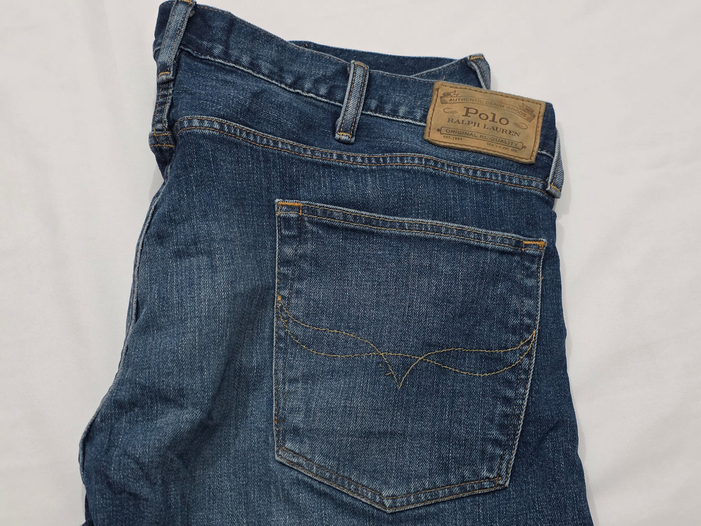 Pantalon Slimfit Ralph Lauren 40x32 Azul (Usado)