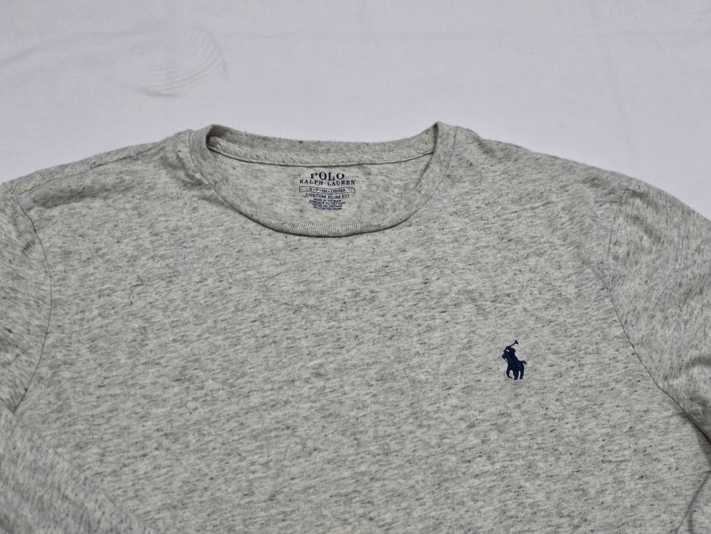 Playera Manga Larga Ralph Lauren Chica S Gris (Usado)