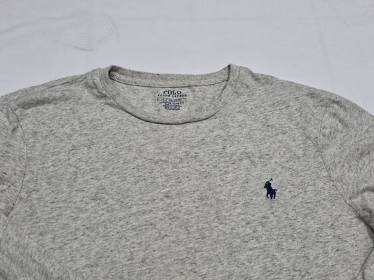 Playera Manga Larga Ralph Lauren Chica S Gris (Usado)