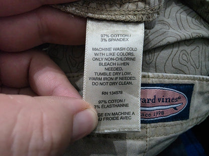 Bermuda Vineyard Vines Talla 31 Cafe (Usado)