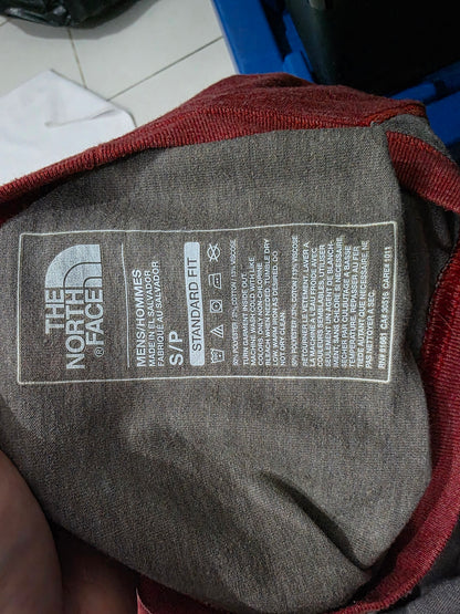 Playera Manga 3/4 The North Face Chico S Gris Vino (Usado)