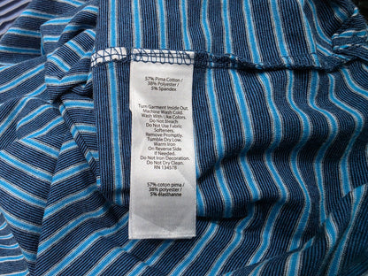 Playera Polo Vineyard Vines Mediana M Azul Lineas Azul Mediana