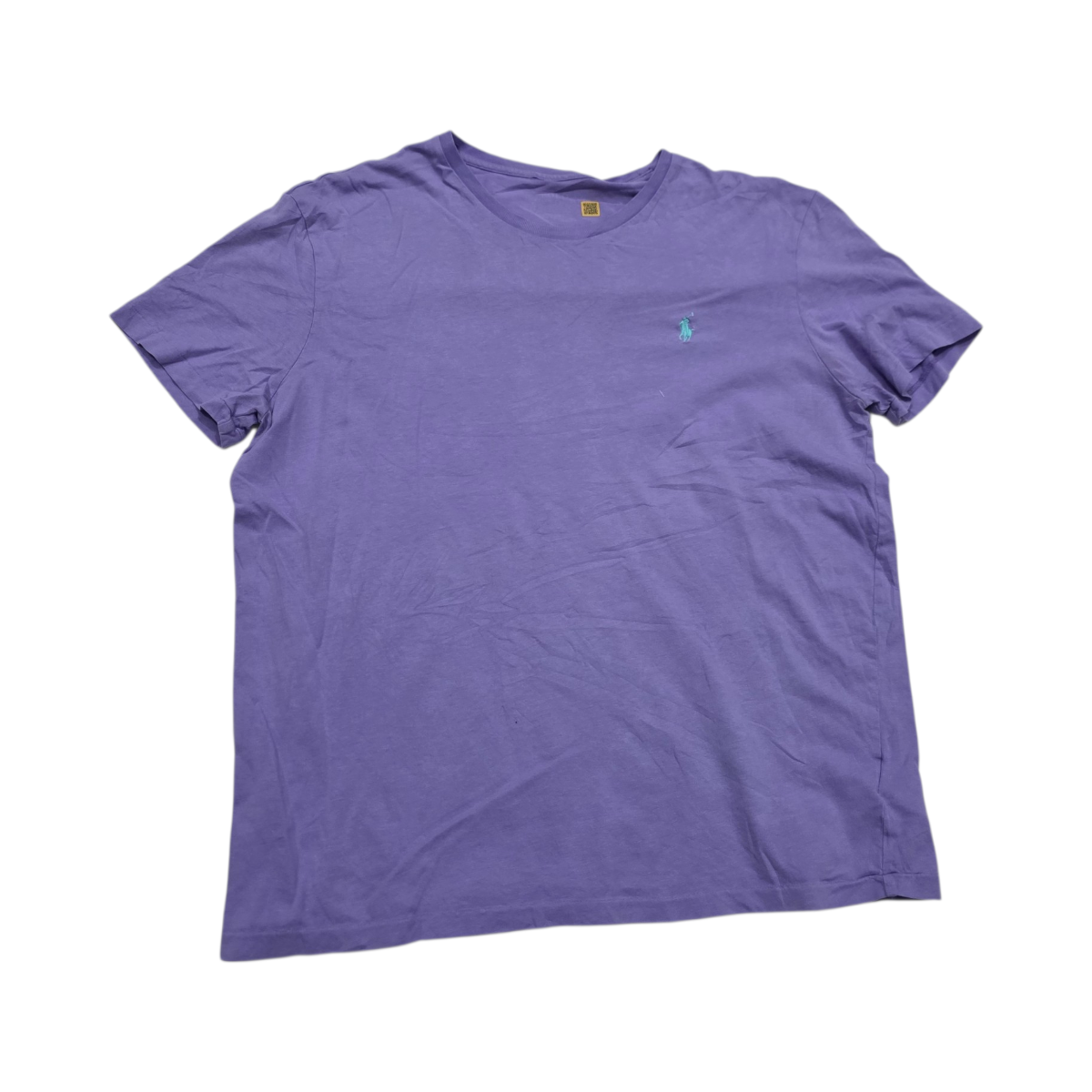 Playera Ralph Lauren Mediana M Morado Pony Azul (Usado)