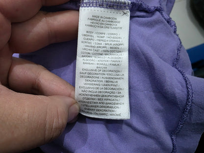 Playera Ralph Lauren Mediana M Morado Pony Azul (Usado)