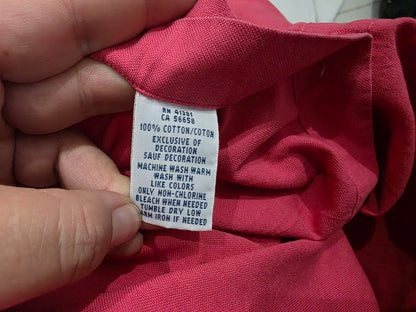 Camisa Ralph Lauren Mediana M Magenta Pony Azul (Usado)