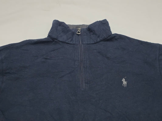 Sueter Ralph Lauren Mediana M Azul Pony Gris (Usado)