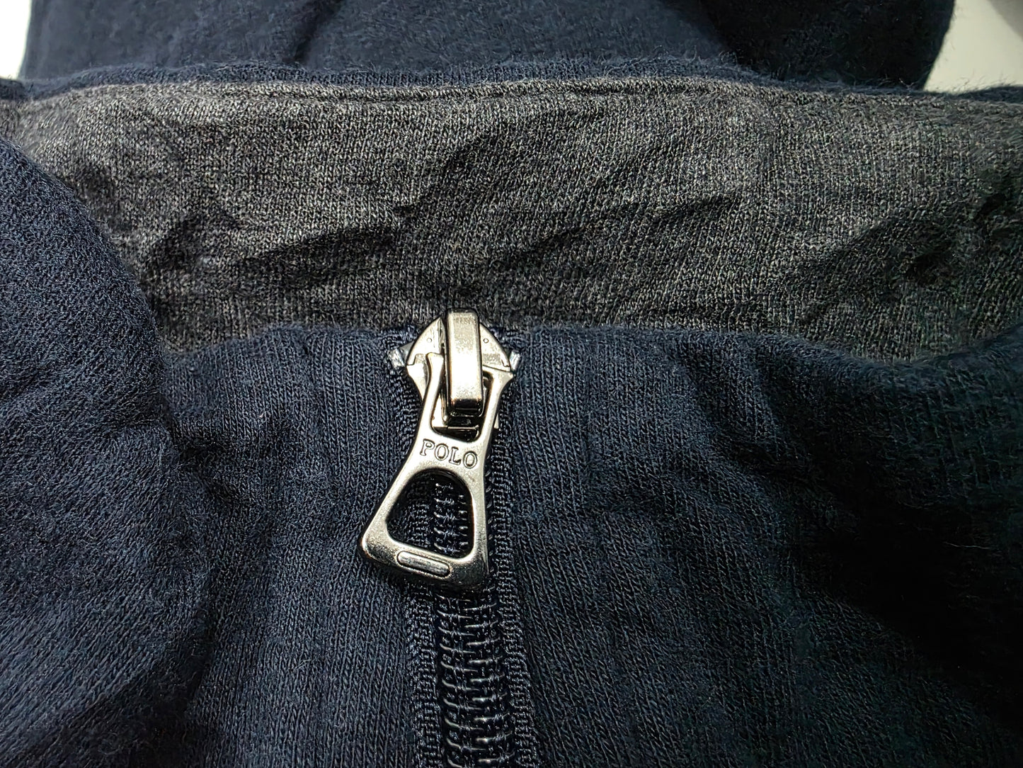 Sueter Ralph Lauren Mediana M Azul Pony Gris (Usado)