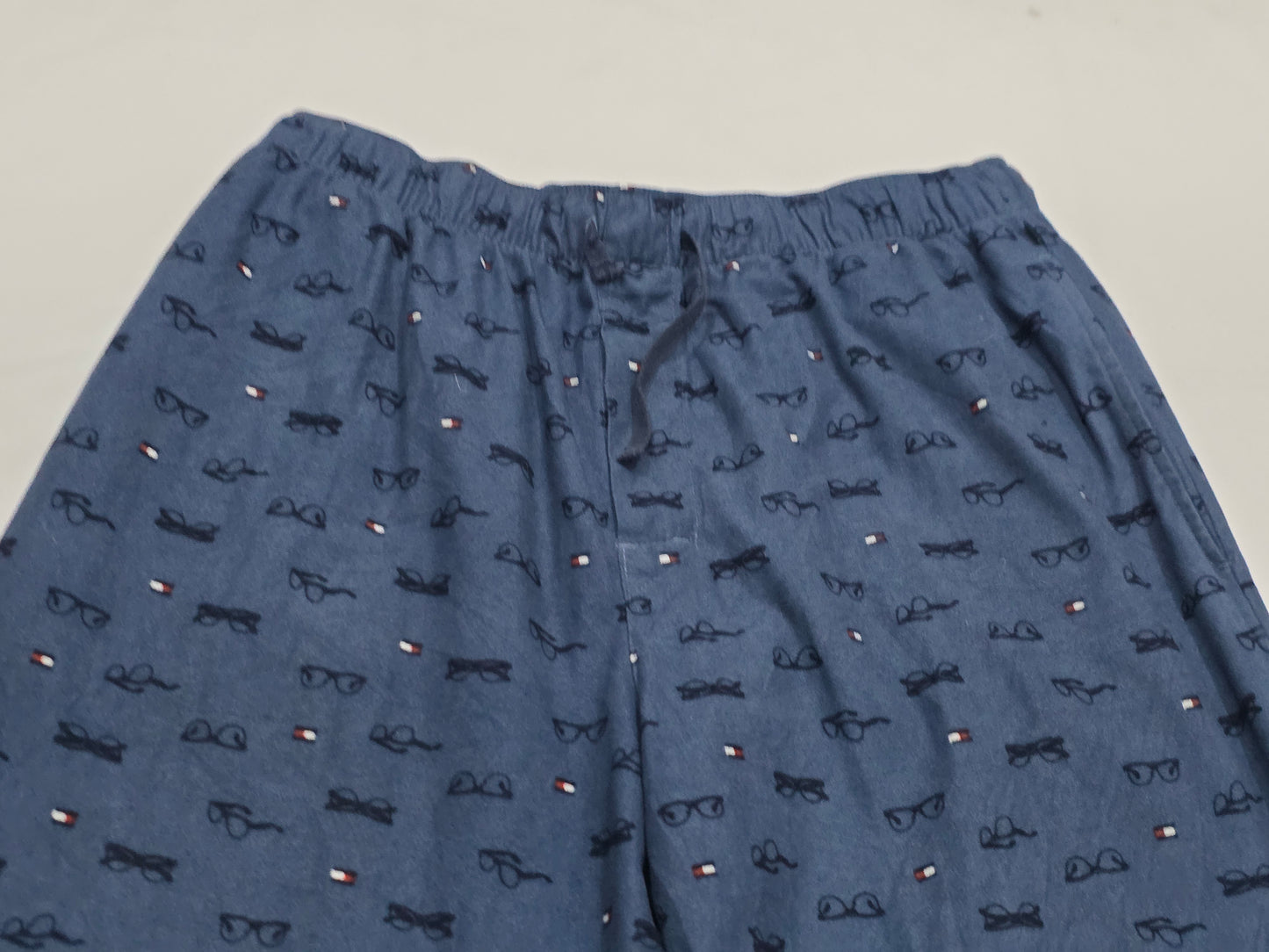 Pantalon Pijama Tommy Hilfiger Mediana M Azul Banderas (Usado)