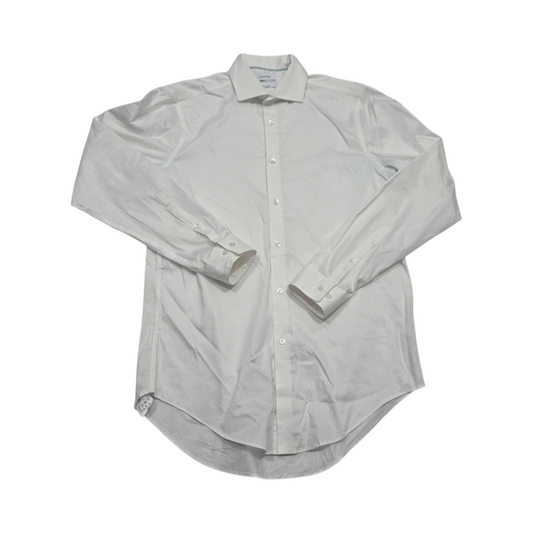 Camisa Infinito White Slimfit Calvinklein Medianam Blanca (Usado)