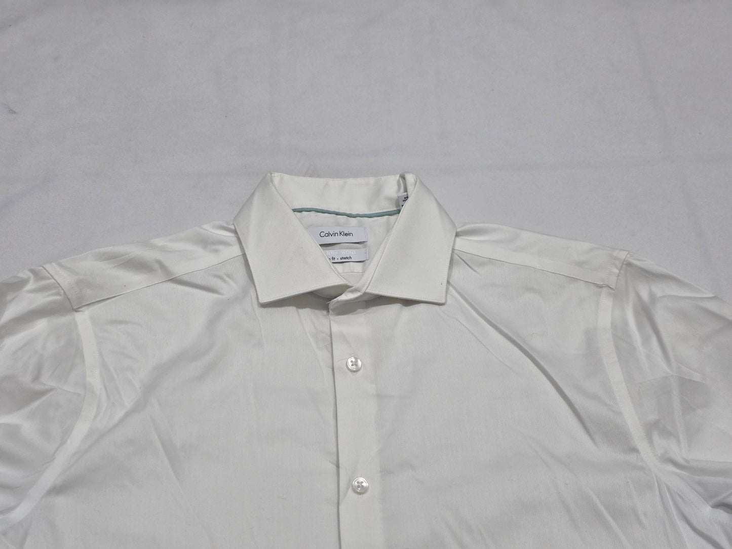 Camisa Infinito White Slimfit Calvinklein Medianam Blanca (Usado)