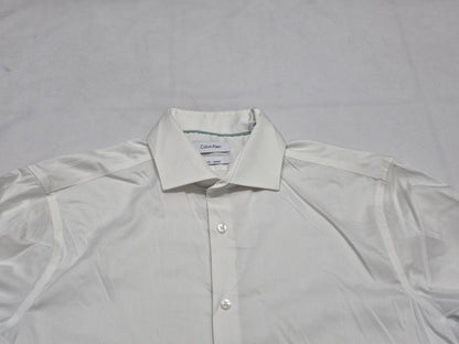 Camisa Infinito White Slimfit Calvinklein Medianam Blanca (Usado)