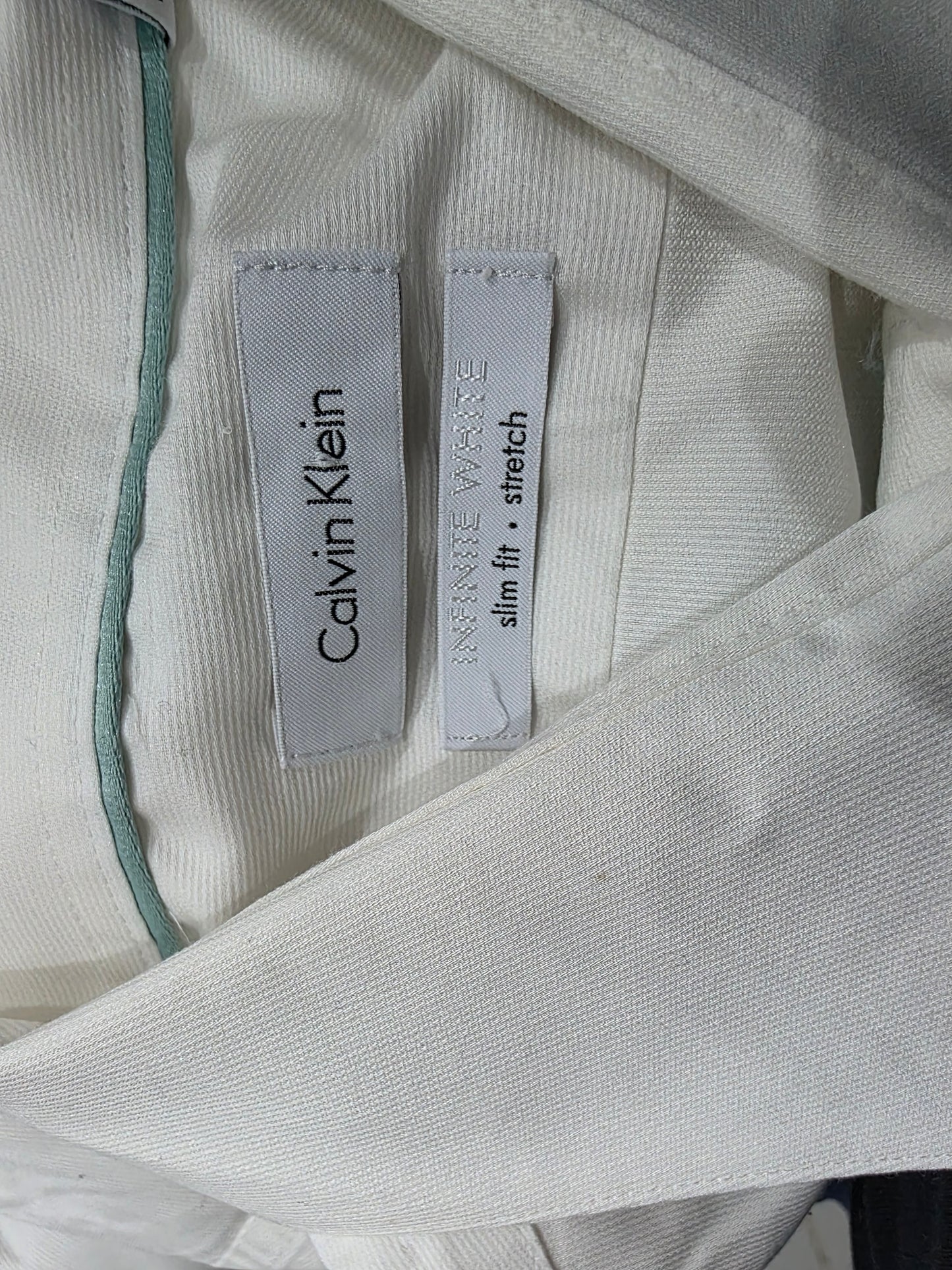 Camisa Infinito White Slimfit Calvinklein Medianam Blanca (Usado)