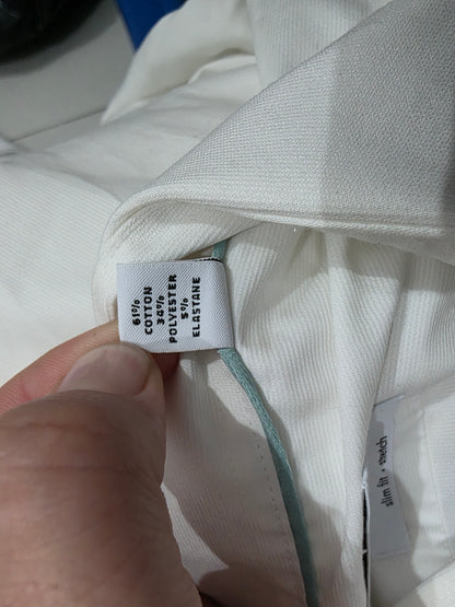 Camisa Infinito White Slimfit Calvinklein Medianam Blanca (Usado)