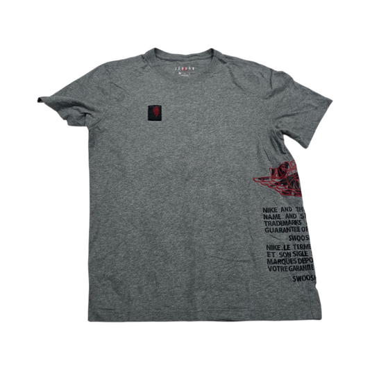 Playera Jordan Air Wings Mediana M Gris (Usado)