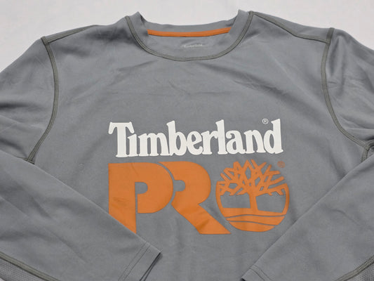Playera Manga Larga Timberlad Mediana M Gris (Usado)