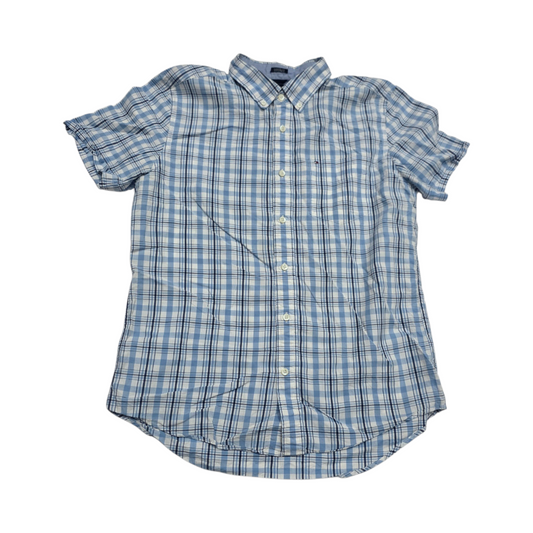 Camisa Manga Corta Tommy Hilfiger Mediana M Azul (Usado)