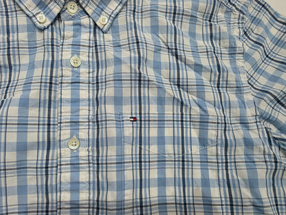 Camisa Manga Corta Tommy Hilfiger Mediana M Azul (Usado)