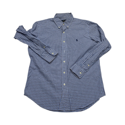 Camisa Ralph Lauren Mediana M Cuadro Azul (Usado)