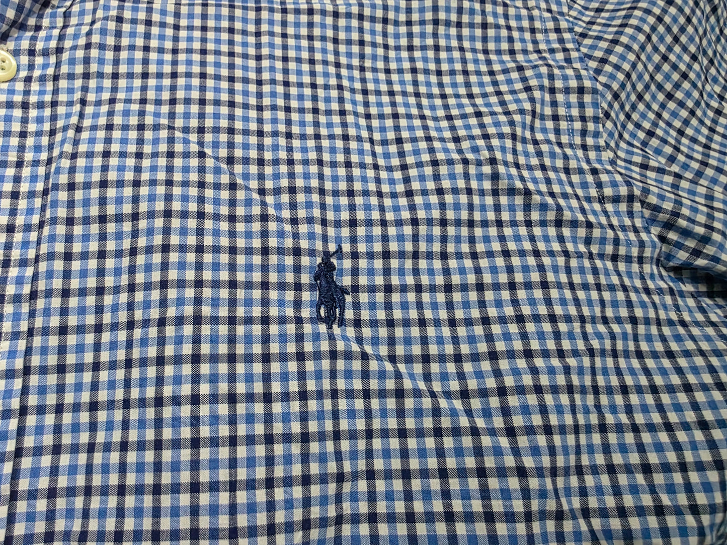 Camisa Ralph Lauren Mediana M Cuadro Azul (Usado)