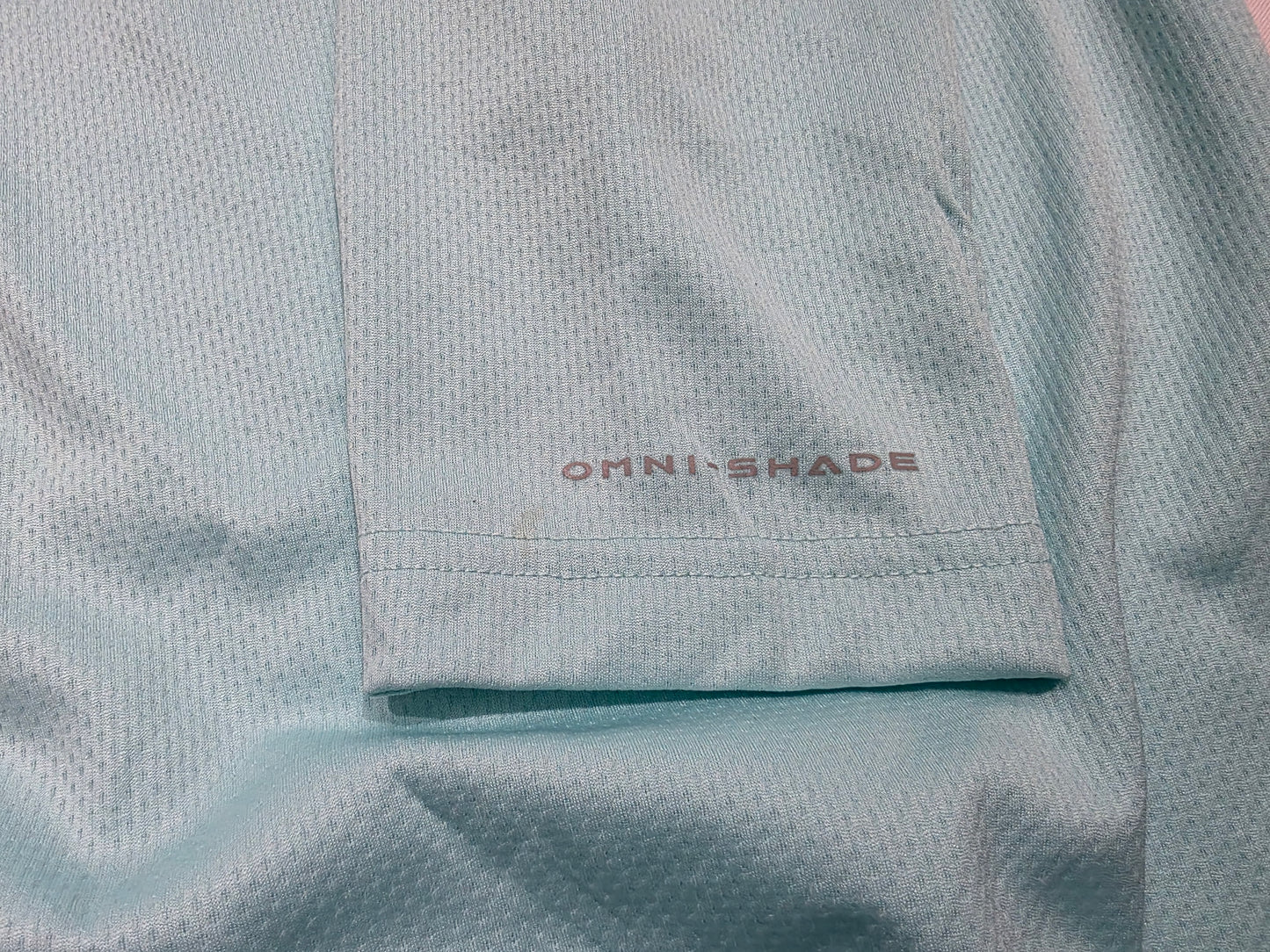 Playera Manga Larga Columbia Grande L Azul (Usado)