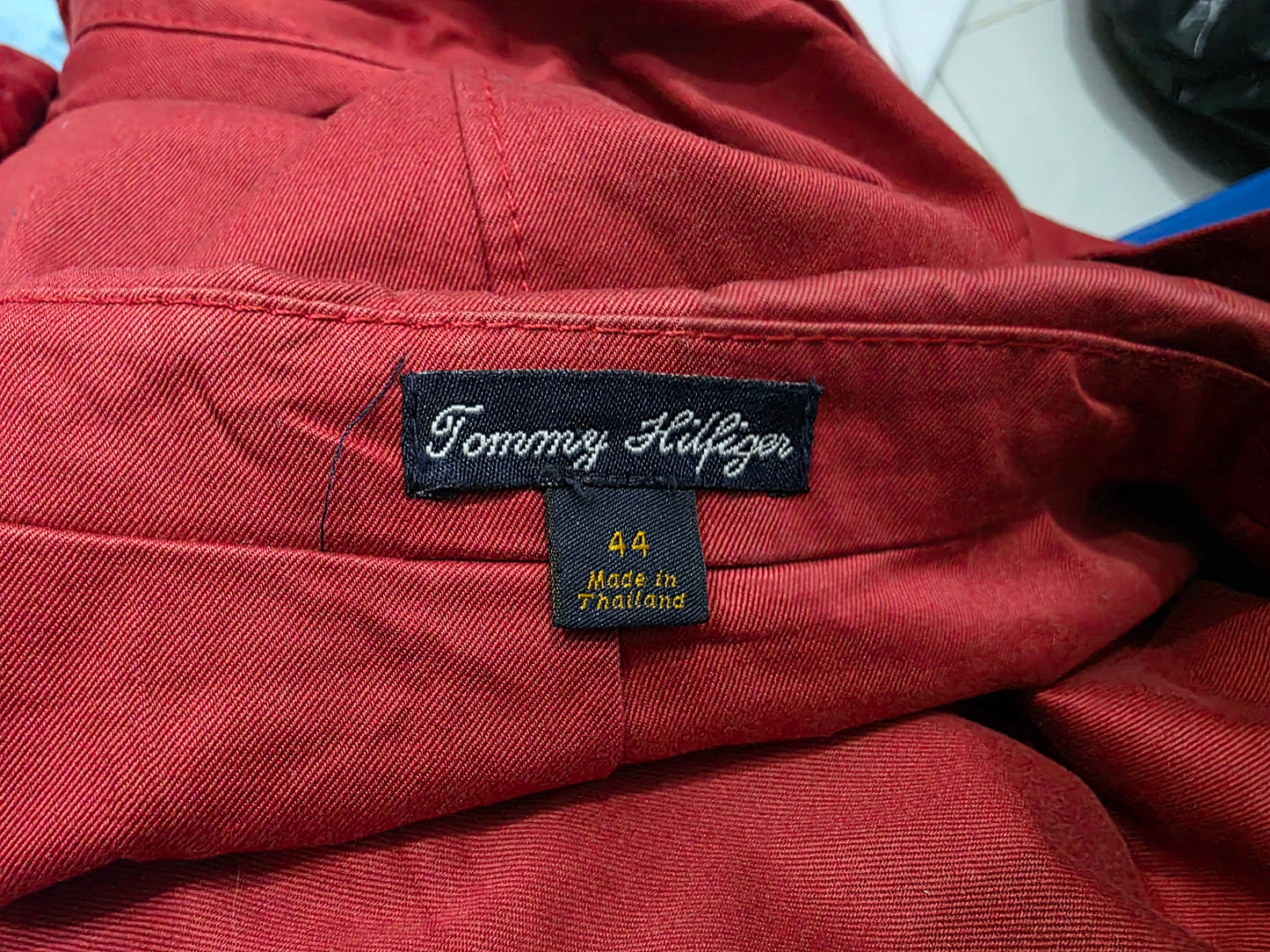 Saco Tommy Hilfiger Grande L 44 Rojo (Usado)