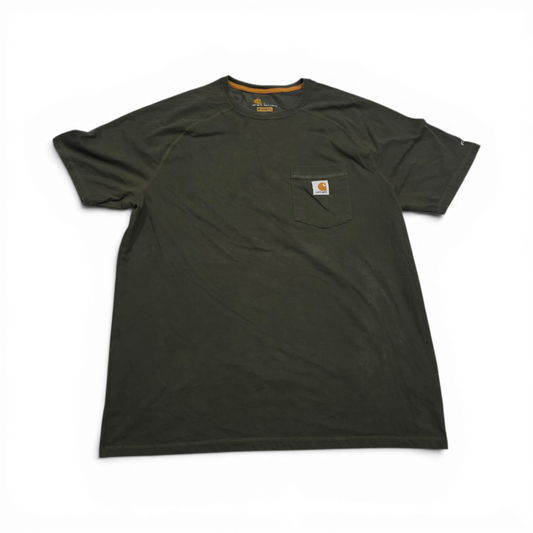 Playera Carhartt Grande L Verde (Usado)