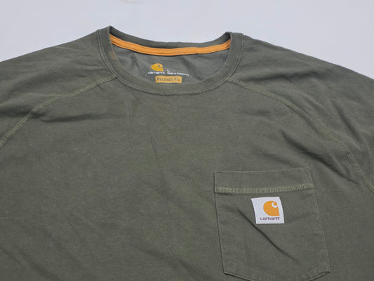 Playera Carhartt Grande L Verde (Usado)