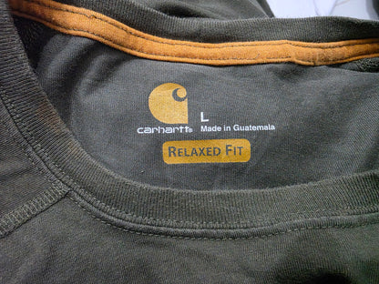 Playera Carhartt Grande L Verde (Usado)