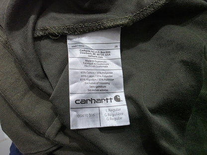 Playera Carhartt Grande L Verde (Usado)