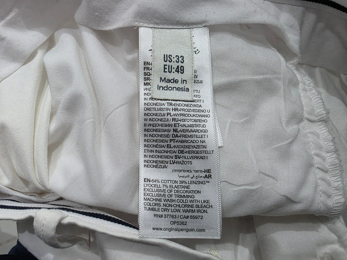 Bermuda Penguin Talla 33 Blanca (Usado)