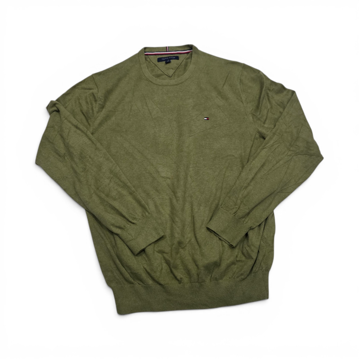 Sueter Tommy Hilfiger Grande L Verde Cuello Redondo (Usado)