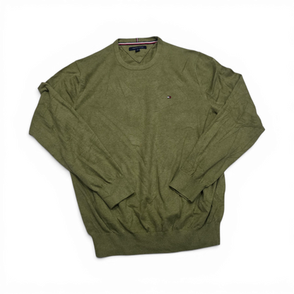 Sueter Tommy Hilfiger Grande L Verde Cuello Redondo (Usado)