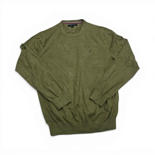 Sueter Tommy Hilfiger Grande L Verde Cuello Redondo (Usado)
