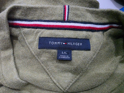 Sueter Tommy Hilfiger Grande L Verde Cuello Redondo (Usado)