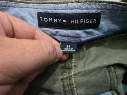 Bermuda Tommy Hilfiger Talla 34 Verde Deslavado (Usado)